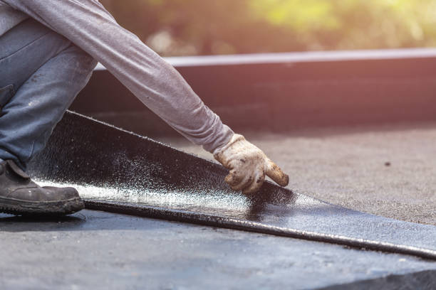 Professional Waterproofing technician working in Wharton, NJ